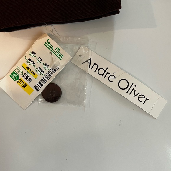 André Oliver Deep Brown Blazer Sz. 2 *NWT* - Picture 5 of 5